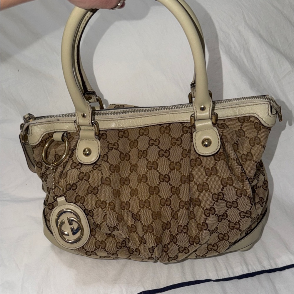 Gucci Brown Monogram Satchel